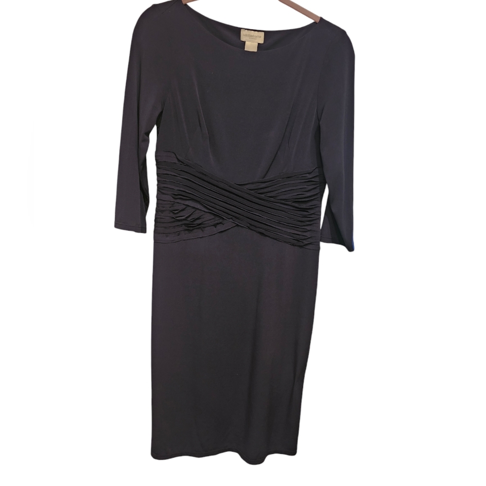 Pre-owned women's navy‎ blue knit dress size 8